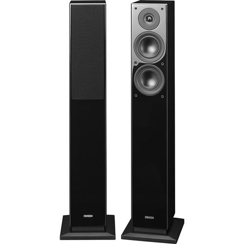 DENON(デノン) SC-T37-K ピアノブラック トールボーイスピーカー 1台 【2本同時購入をお願いします】