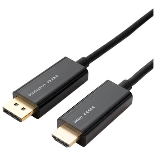 ミヨシ DP-HDC20/BK ブラック DisplayPort-HDMI 変換ケーブル 2m