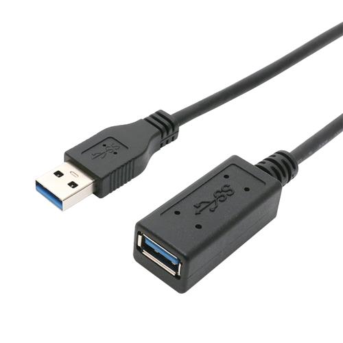 ミヨシ USB-EXM302/BK USB延長ケーブル マグネットタイプ 2m