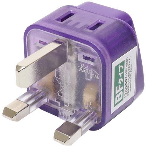 ミヨシ MBA-WBF(BFタイプ) 海外電源変換アダプタ Wコンセント