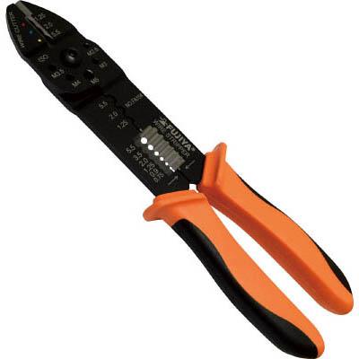 フジ矢 FA104 万能電工ペンチ 220mm 絶縁･裸端子用