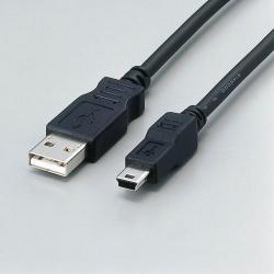エレコム(ELECOM) USB-FSM518(ブラック) USB2.0ケーブル フェライトコア内蔵 A-miniB 1.8m