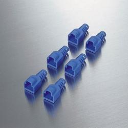 エレコム(ELECOM) LD-EBBU6 ブルー コネクター保護カバー 6個