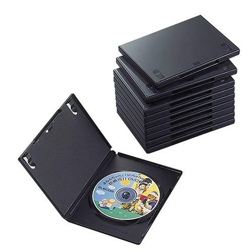 エレコム(ELECOM) CCD-DVD03BK ブラック トールケース 1枚収納