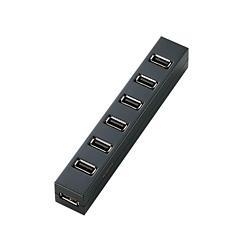 エレコム(ELECOM) U2H-Z7SBK(ブラック) USBハブ 7ポート