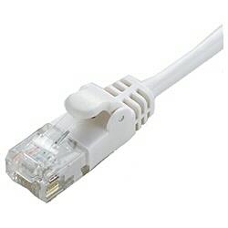 エレコム(ELECOM) LD-GPY/WH1(ホワイト) LANケーブル カテゴリー6対応 ギガビットイーサネット 1m