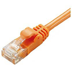 エレコム(ELECOM) LD-GPY/DR1 オレンジ LANケーブル カテゴリー6対応 ギガビットイーサネット 1m