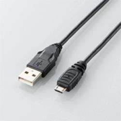 エレコム(ELECOM) U2C-AMB10BK(ブラック) USB2.0ケーブル A-MicroB 1m