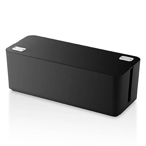 エレコム(ELECOM) EKC-BOX001BK(ブラック) ケーブルボックス 6個口