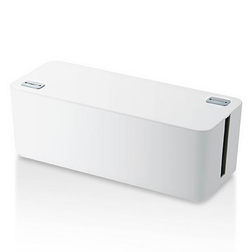 エレコム(ELECOM) EKC-BOX001WH(ホワイト) ケーブルボックス 6個口