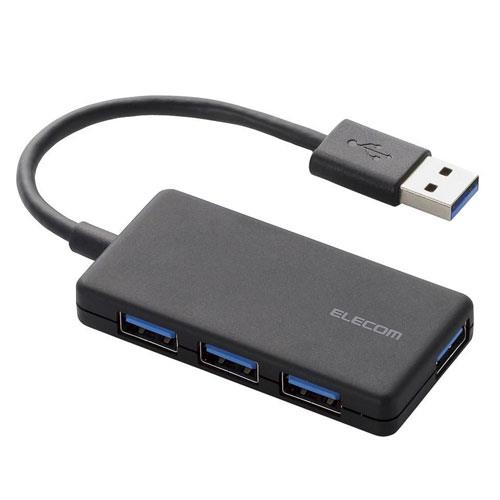 エレコム(ELECOM) U3H-A416BBK 4ポートUSB3.0ハブ コンパクトタイプ