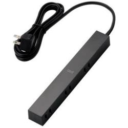 エレコム(ELECOM) AVT-D3-2615BK ブラック デザインタップ 延長コード 2ピン 6個口 1.5m