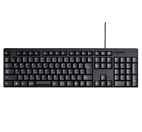 エレコム(ELECOM) TK-FFCM01BK ブラック 有線キーボード USB 日本語109キー