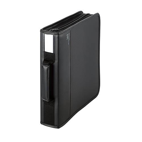 エレコム(ELECOM) CCD-SSB160BK Blu-ray/DVD/CD対応 ファスナーケース
