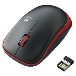 エレコム(ELECOM) M-IR07DRRD レッド 2.4GHz接続 赤外線LED 3ボタン