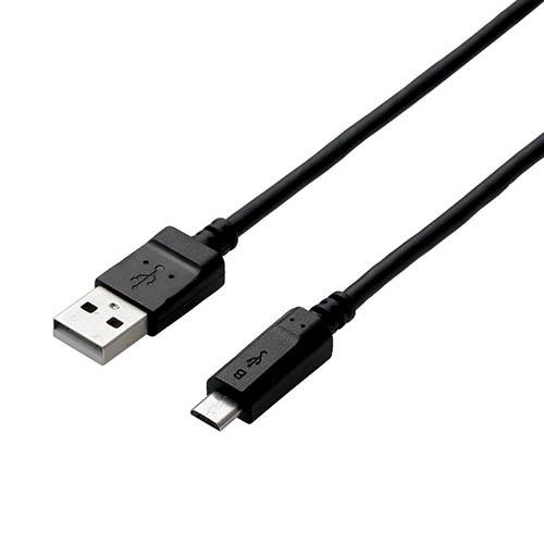 エレコム(ELECOM) MPA-AMB2U20BK(ブラック) 2A対応microUSBケーブル 2.0m