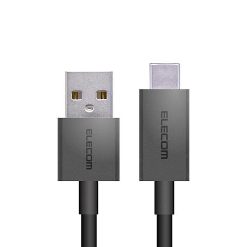 エレコム(ELECOM) MPA-FACCL12BK(ブラック) USB2.0ケーブル カラフル A-C 1.2m
