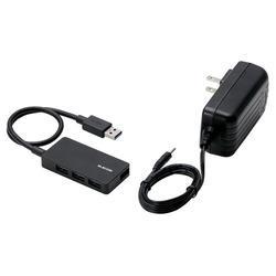 エレコム(ELECOM) U3HS-A420SBK タブレット用4ポートUSB3.0ハブ セルフパワー