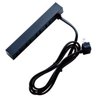 エレコム(ELECOM) AVT-D5-2415BK ブラック デザインタップ 延長コード 2ピン 4個口 1.5m