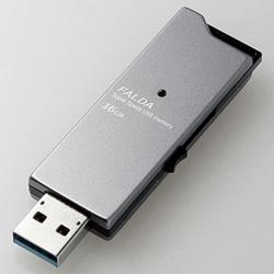 エレコム(ELECOM) MF-DAU3016GBK(ブラック) MF-DAU3BKシリーズ USB3.0/2.0メモリ 16GB
