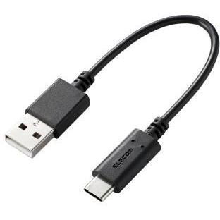 エレコム(ELECOM) MPA-AC01BK ブラック USB2.0ケーブル 準拠 A-C 0.1m