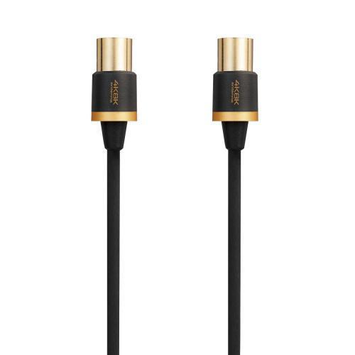 エレコム(ELECOM) DH-ATSS48K207BK 4K8K対応TV用アンテナケーブル(短尺モデル)