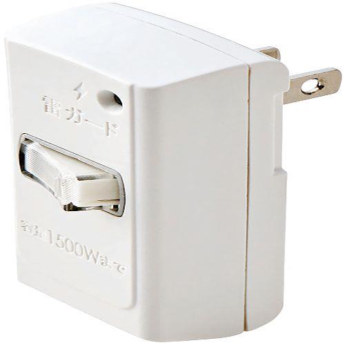 エレコム(ELECOM) T-KTR02WH ﾌﾛﾝﾄﾀｯﾌﾟ 雷ｶﾞｰﾄﾞ ｽｲｯﾁ付き 1個口 ﾎﾜｲﾄ