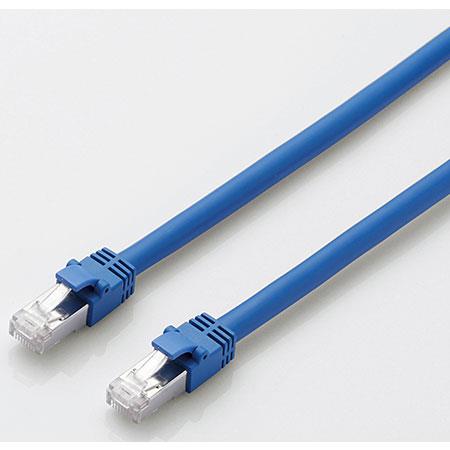 エレコム(ELECOM) LD-TWS/BU2 ブルー カテゴリー7対応LANケーブル 2m