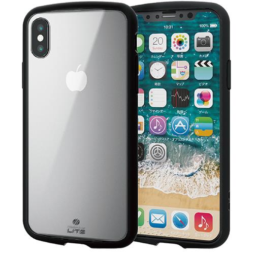 エレコム(ELECOM) PM-A18BTSLCCR クリア iPhoneXs用 TOUGH SLIM LITE クリア