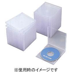 エレコム(ELECOM) CCD-JSCN30CR クリア Blu-ray/DVD/CDケース 標準 PS 1枚収納