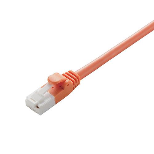 エレコム(ELECOM) LD-CTT/DR2/RS オレンジ Cat5e対応ツメ折れ防止LANケーブル 2m