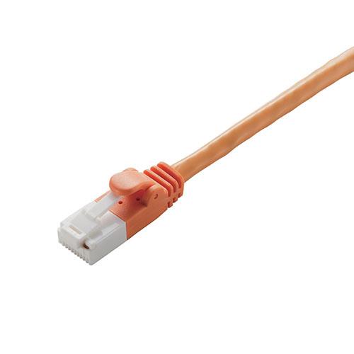 エレコム(ELECOM) LD-GPT/DR10/RS(オレンジ) Cat6対応ツメ折れ防止LANケーブル 10m