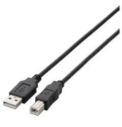 エレコム(ELECOM) U2C-BN07BK ブラック USB2.0ケーブル 0.7m