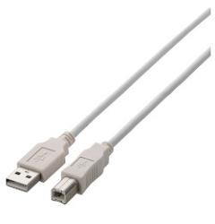 エレコム(ELECOM) U2C-BN30WH(ホワイト) USB2.0ケーブル 3m