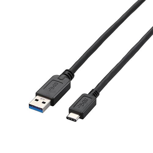 エレコム(ELECOM) USB3-AC05BK ブラック USB3.1ケーブル A-TypeC 0.5m