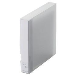 エレコム(ELECOM) CCD-FB12CR(クリア) ディスクファイル Blu-ray DVD CD用 12枚収納