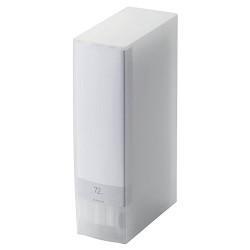 エレコム(ELECOM) CCD-FB72CR クリア ディスクファイル Blu-ray DVD CD用 72枚収納