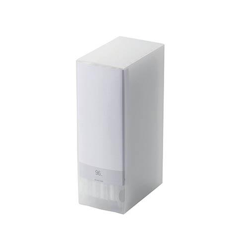 エレコム(ELECOM) CCD-FB96CR(クリア) ディスクファイル Blu-ray DVD CD用 96枚収納