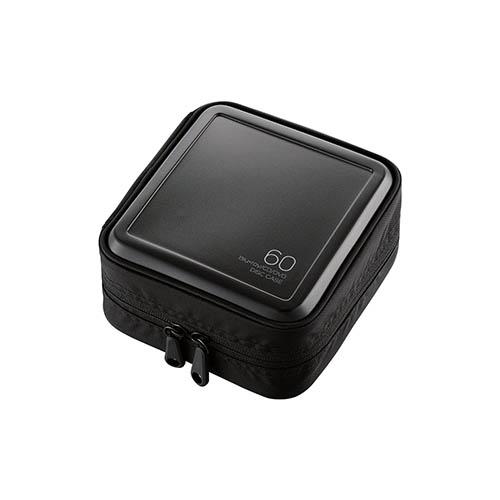 エレコム(ELECOM) CCD-HB60BK(ブラック) Blu-ray･CD･DVD対応ファスナーケース 60枚
