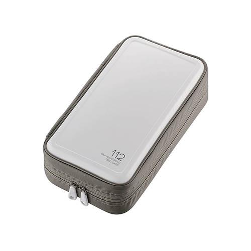 エレコム(ELECOM) CCD-HB112WH(ホワイト) Blu-ray･CD･DVD対応ファスナーケース 112枚