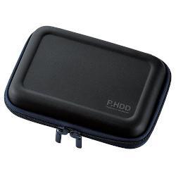 エレコム(ELECOM) HDC-SH002BK ブラック ポータブルＨＤＤケース セミハード
