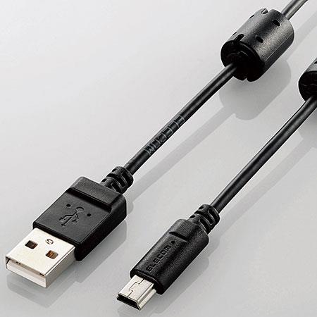 エレコム(ELECOM) DGW-MF15BK(ブラック) DGW-MFBKシリーズ カメラ接続用USBケーブル 1.5m