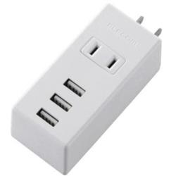 エレコム(ELECOM) MOT-U05-2132WH ホワイト モバイルUSBタップ 2ピン 1個口