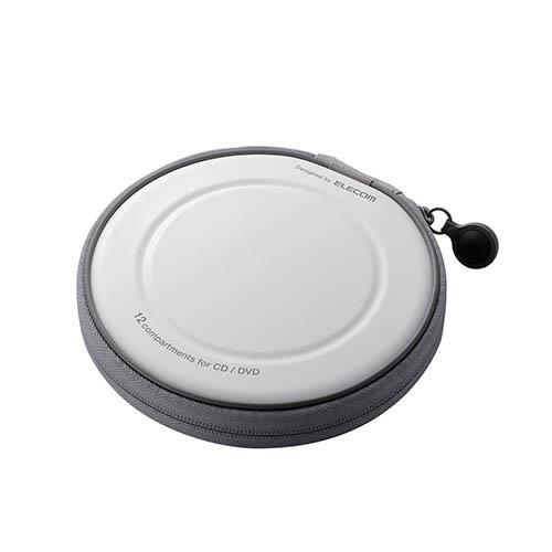 エレコム(ELECOM) CCD-H12WH ホワイト CD/DVDファスナーケース 12枚