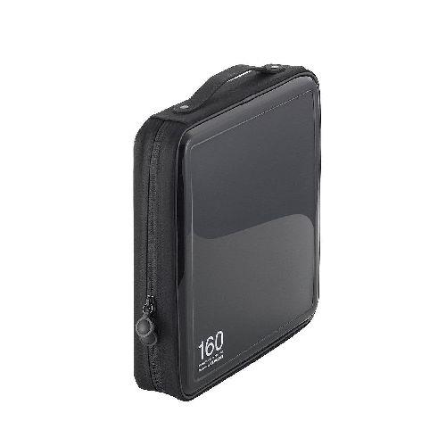 エレコム(ELECOM) CCD-H160BK(ブラック) CD/DVDファスナーケース 16枚