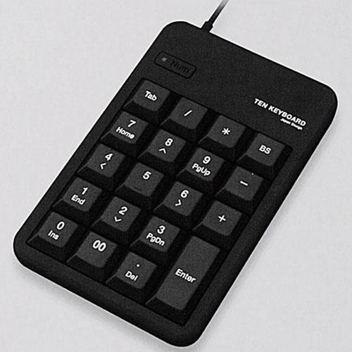 エレコム(ELECOM) TK-TCM012BK/RS ブラック TK-TCM012RSシリーズ 有線テンキー