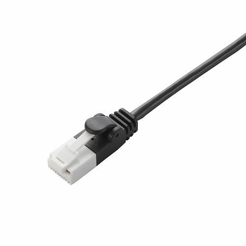 エレコム(ELECOM) LD-GPST/BK15(ブラック) ツメ折れ防止スリムLANケーブル Cat6 1.5m