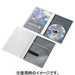 エレコム(ELECOM) CCD-DPD30BK ブラック スリムケース 1枚収納 30セット