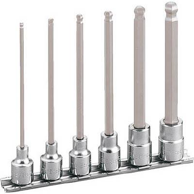 ＴＯＮＥ(トネ) HBH306L ロングボールポイントヘキサゴンソケットセット(ホルダー付)