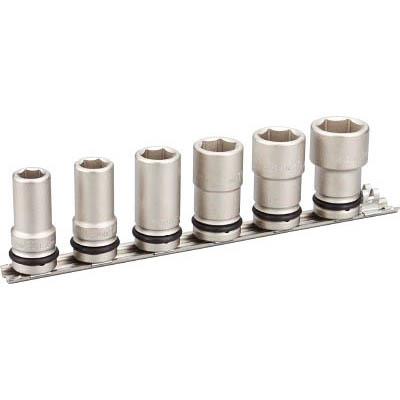 ＴＯＮＥ(トネ) HNV406L インパクト用ロングソケットセット ホルダー付 6pcs